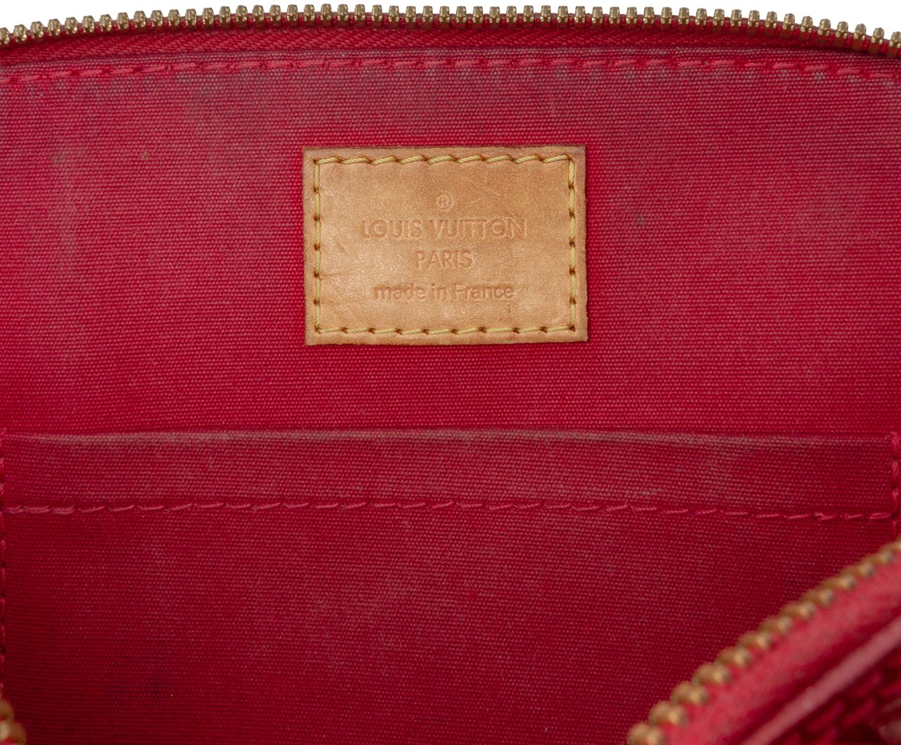 Louis Vuitton Monogram Vernis Alma BB Rood