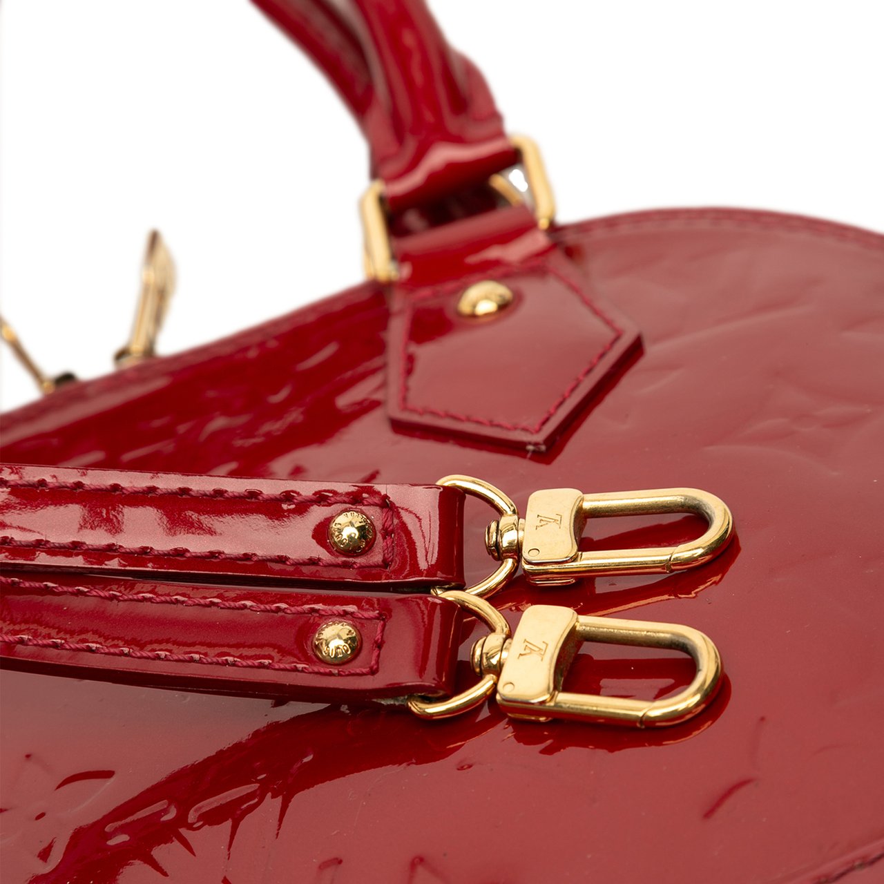 Louis Vuitton Monogram Vernis Alma BB Rood