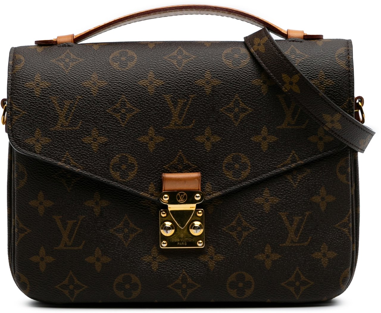 Louis Vuitton Monogram Pochette Metis Bruin