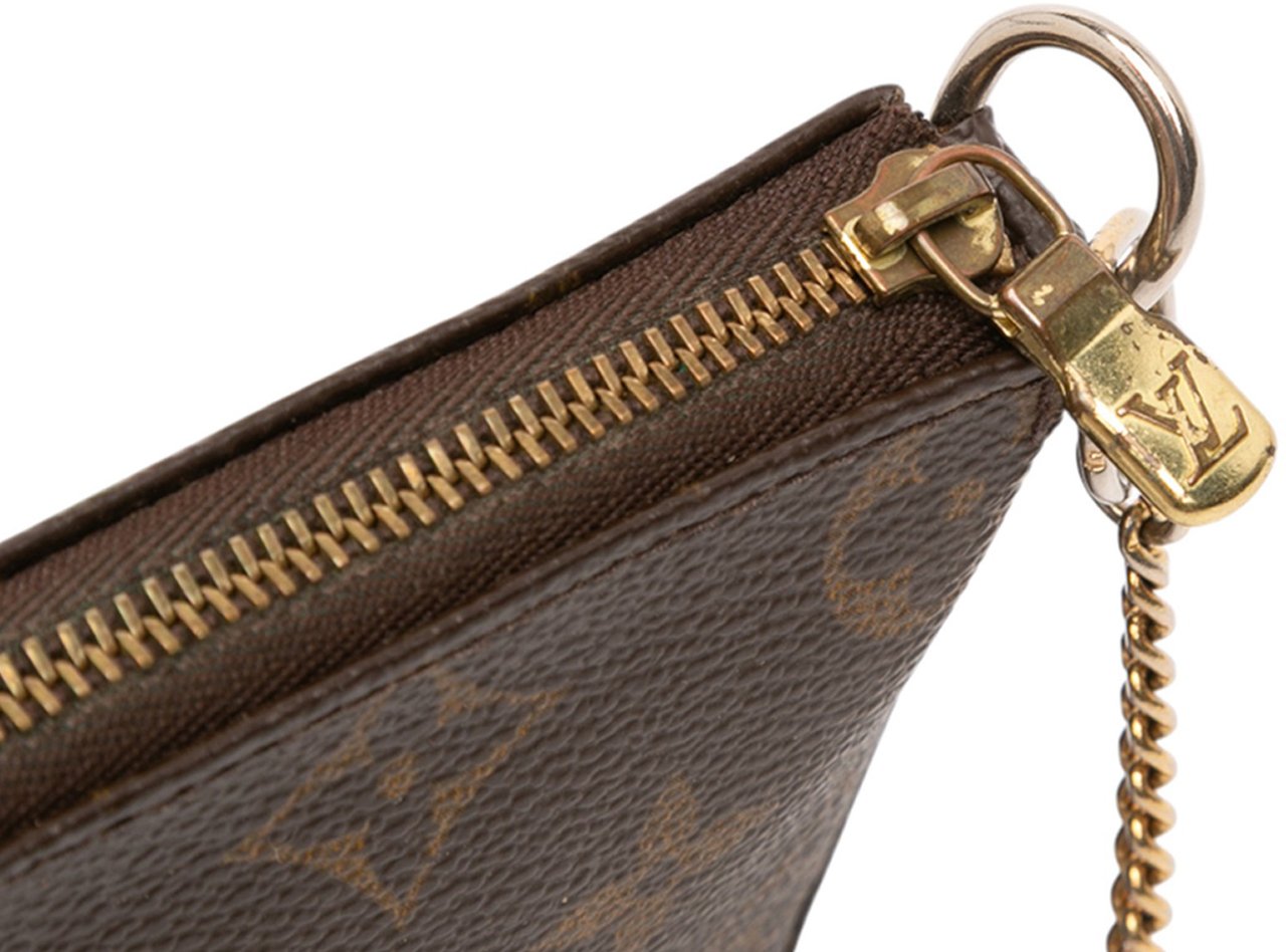 Louis Vuitton Monogram Mini Pochette Accessoires Bruin