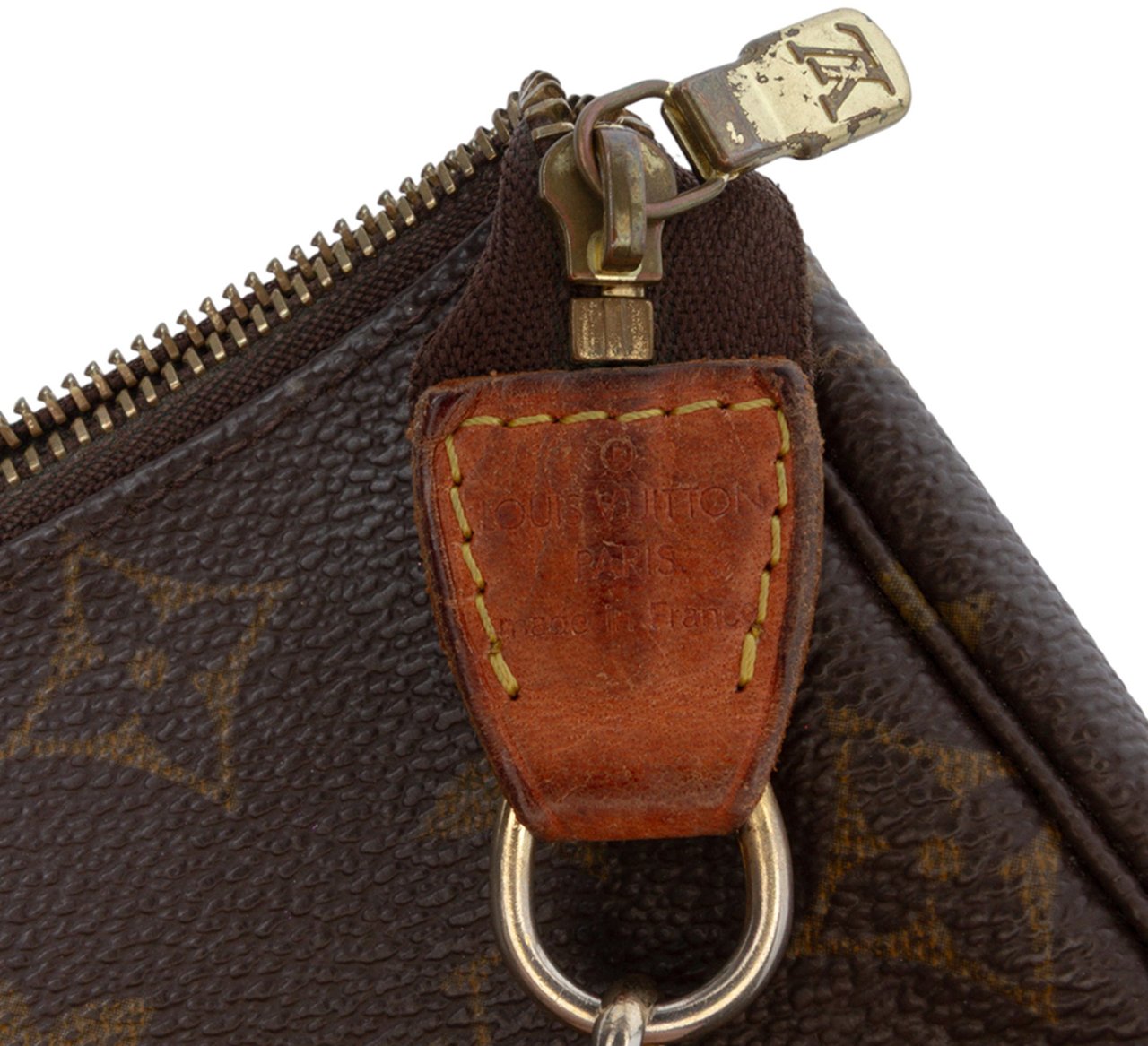 Louis Vuitton Monogram Mini Pochette Accessoires Bruin