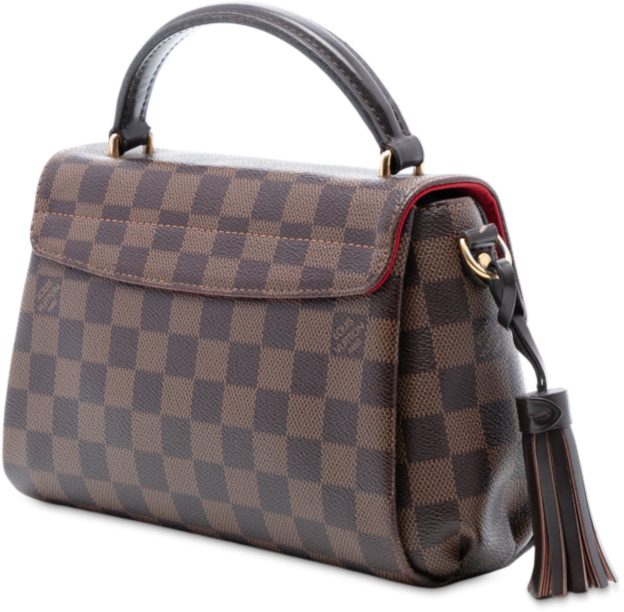 Louis Vuitton Damier Ebene Croisette Bruin