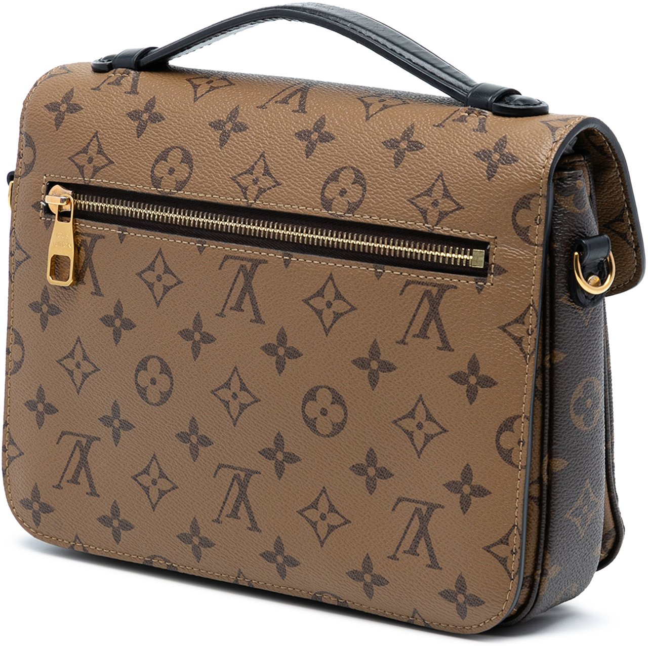 Louis Vuitton Monogram Reverse Pochette Metis Bruin