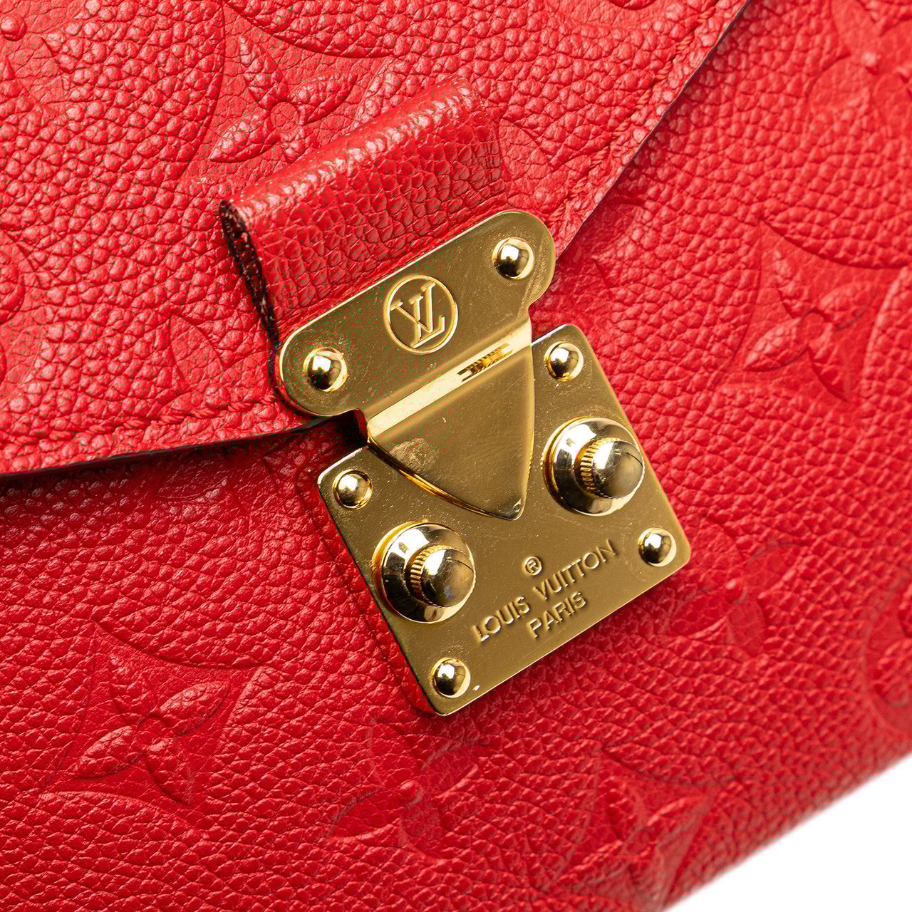Louis Vuitton Monogram Empreinte Pochette Metis Rood