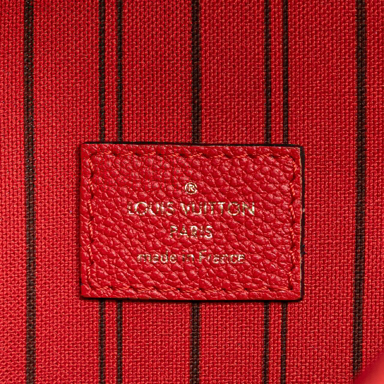 Louis Vuitton Monogram Empreinte Pochette Metis Rood