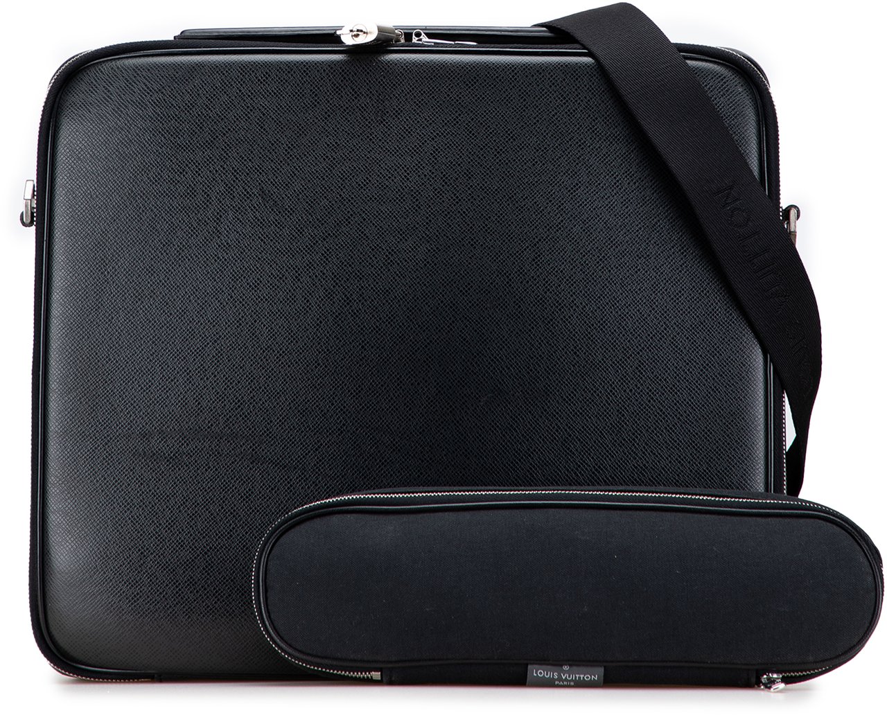 Louis Vuitton Taiga Porte Ordinateur Odessa Zwart
