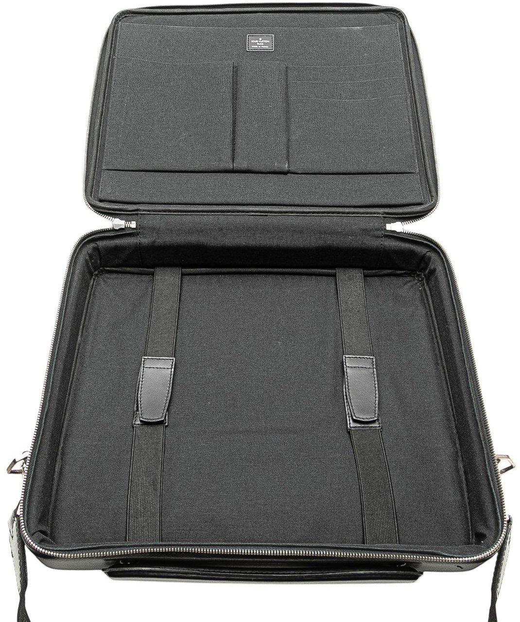 Louis Vuitton Taiga Porte Ordinateur Odessa Zwart