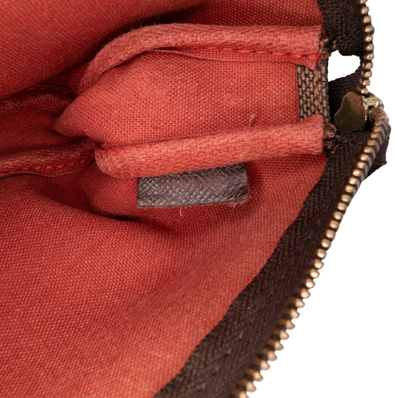 Louis Vuitton Damier Ebene Mini Pochette Accessoires Bruin