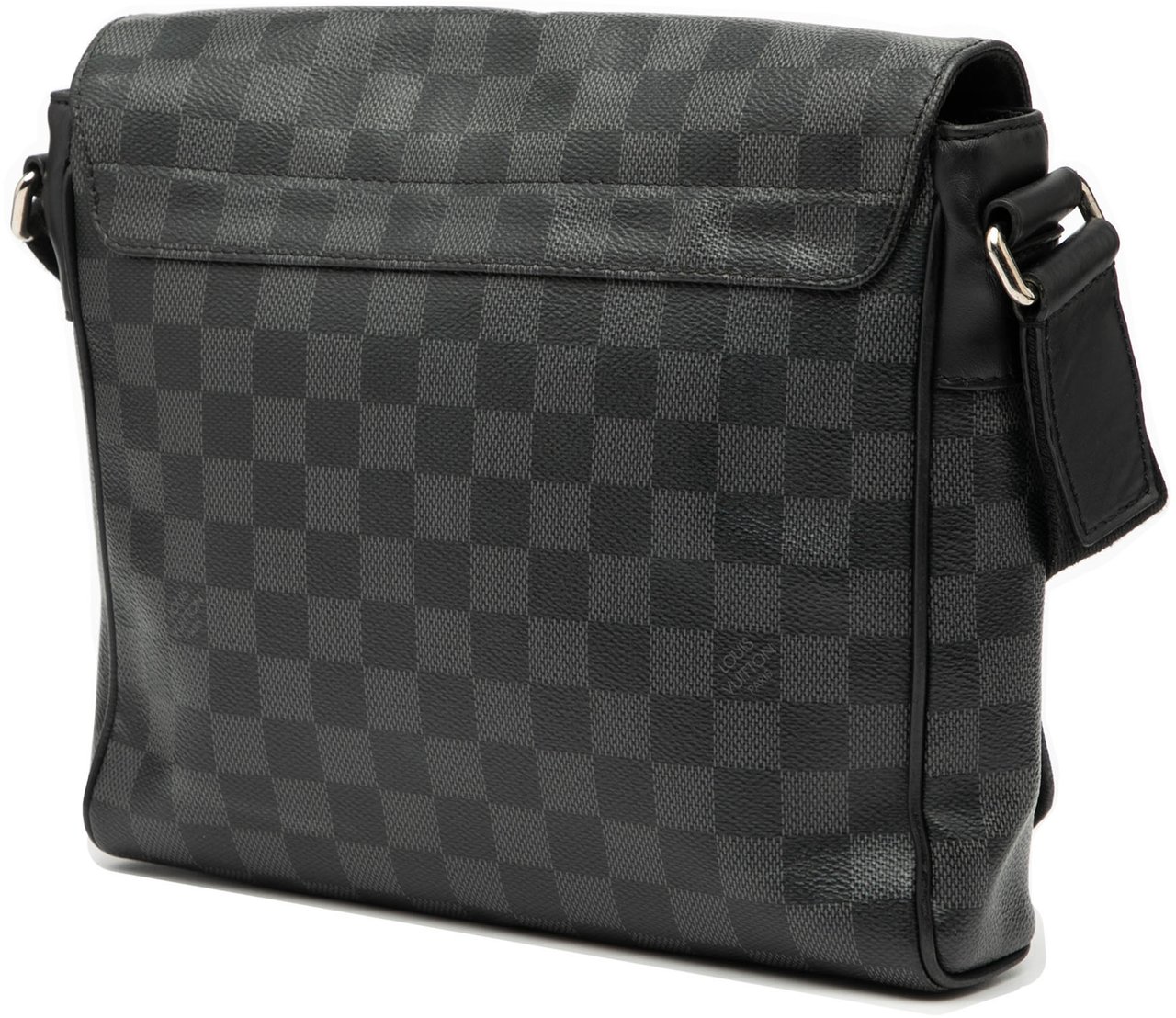 Louis Vuitton Damier Graphite District PM Zwart