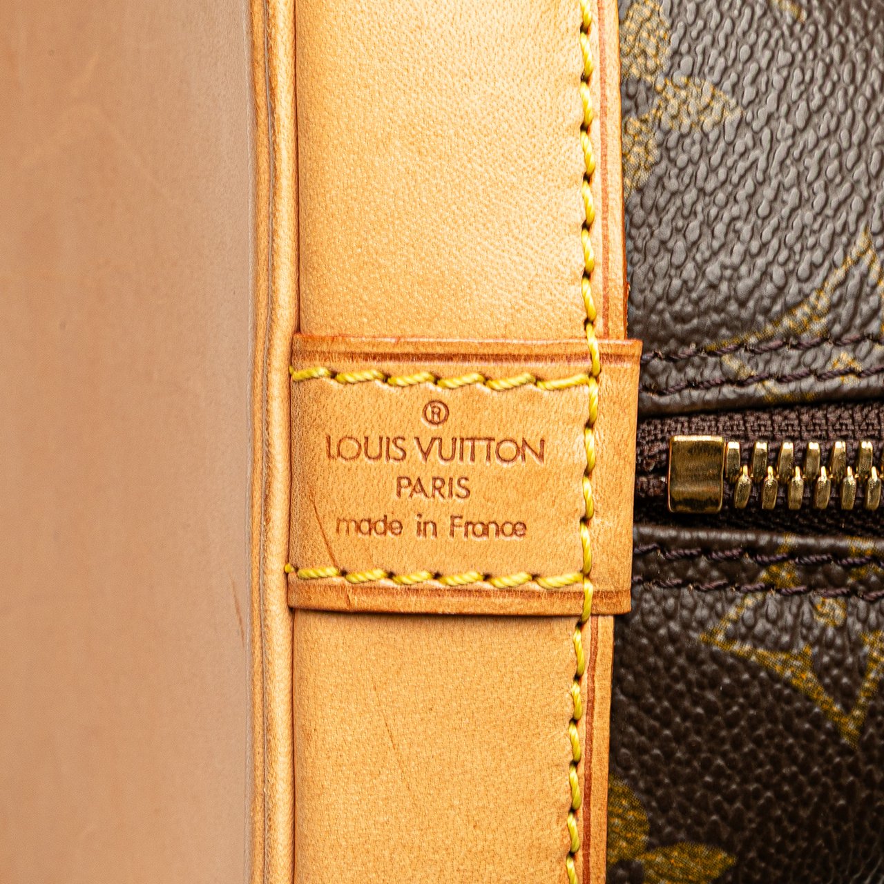 Louis Vuitton Monogram Alma PM Bruin