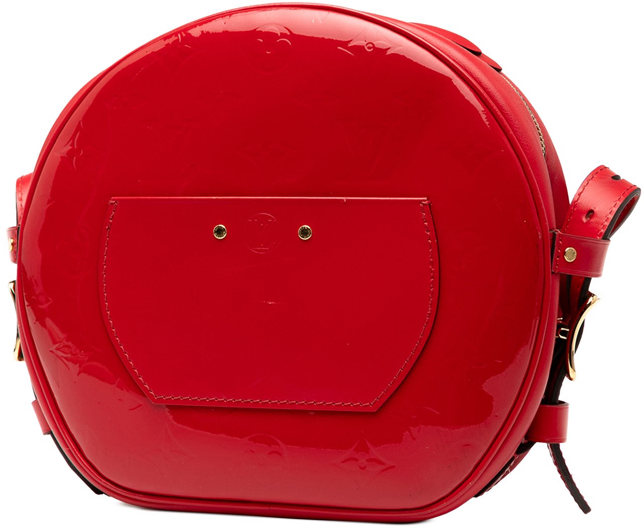 Louis Vuitton Monogram Vernis Boite Chapeau Souple PM Rood