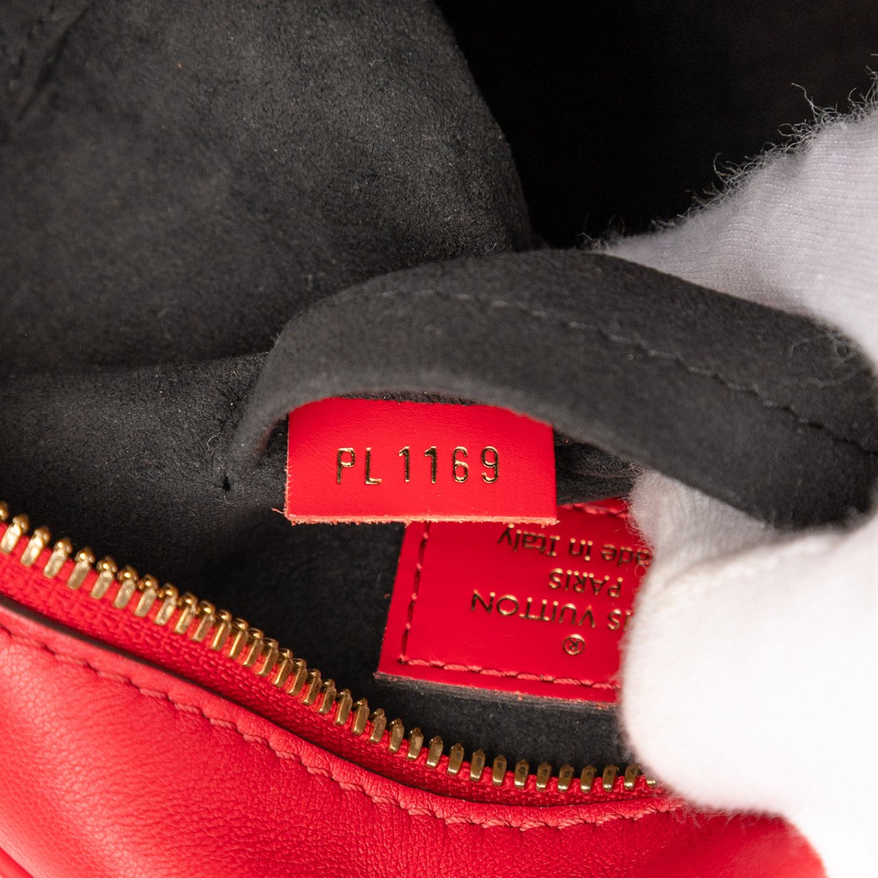 Louis Vuitton Monogram Vernis Boite Chapeau Souple PM Rood