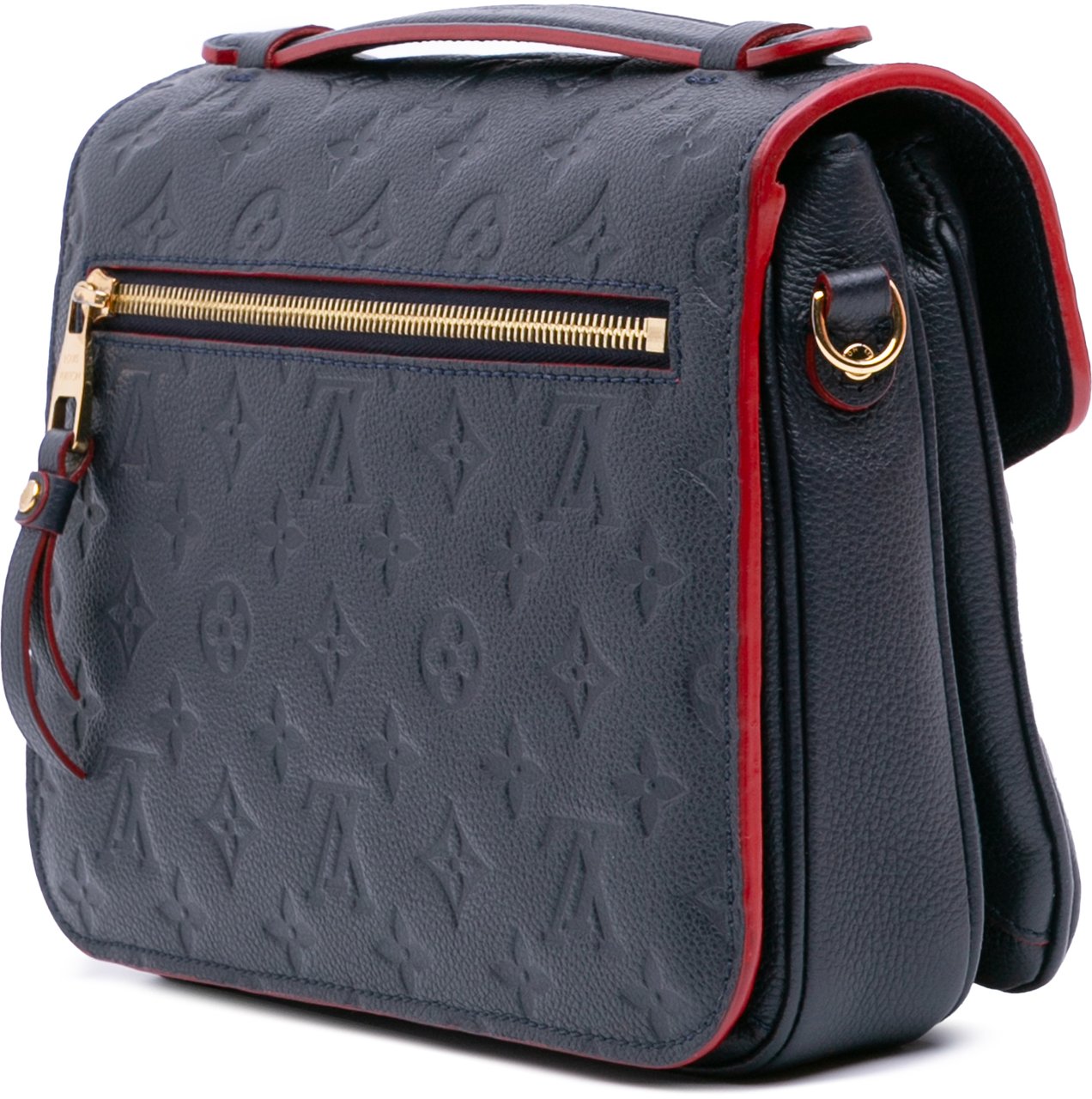 Louis Vuitton Monogram Empreinte Pochette Metis Blauw