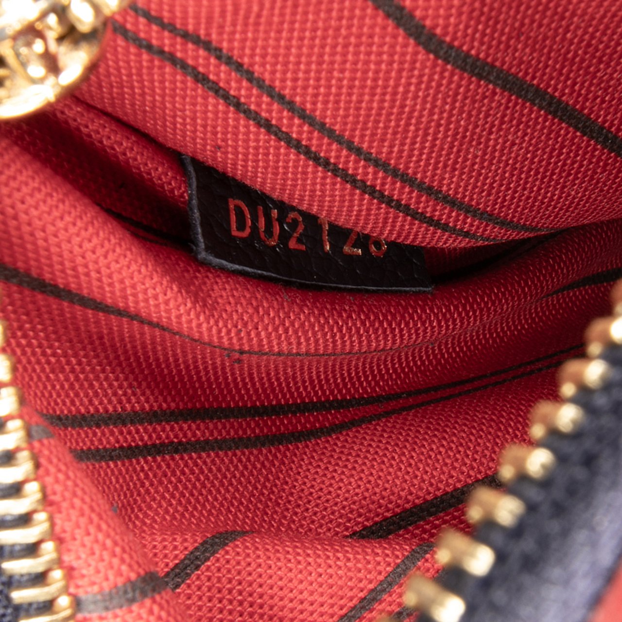 Louis Vuitton Monogram Empreinte Pochette Metis Blauw