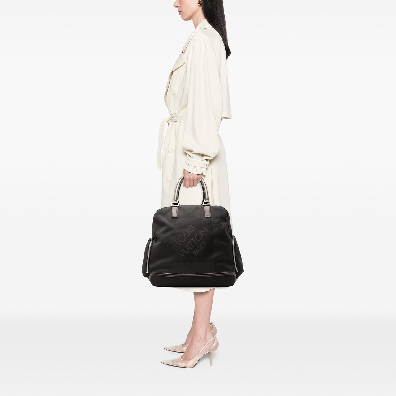 Louis Vuitton Damier Geant Aventurier Polaire Zwart