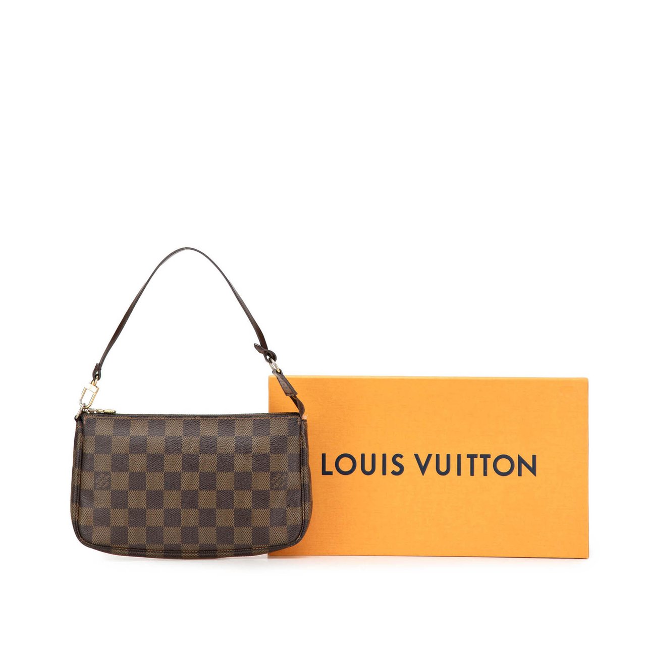 Louis Vuitton Damier Ebene Pochette Accessoires Bruin