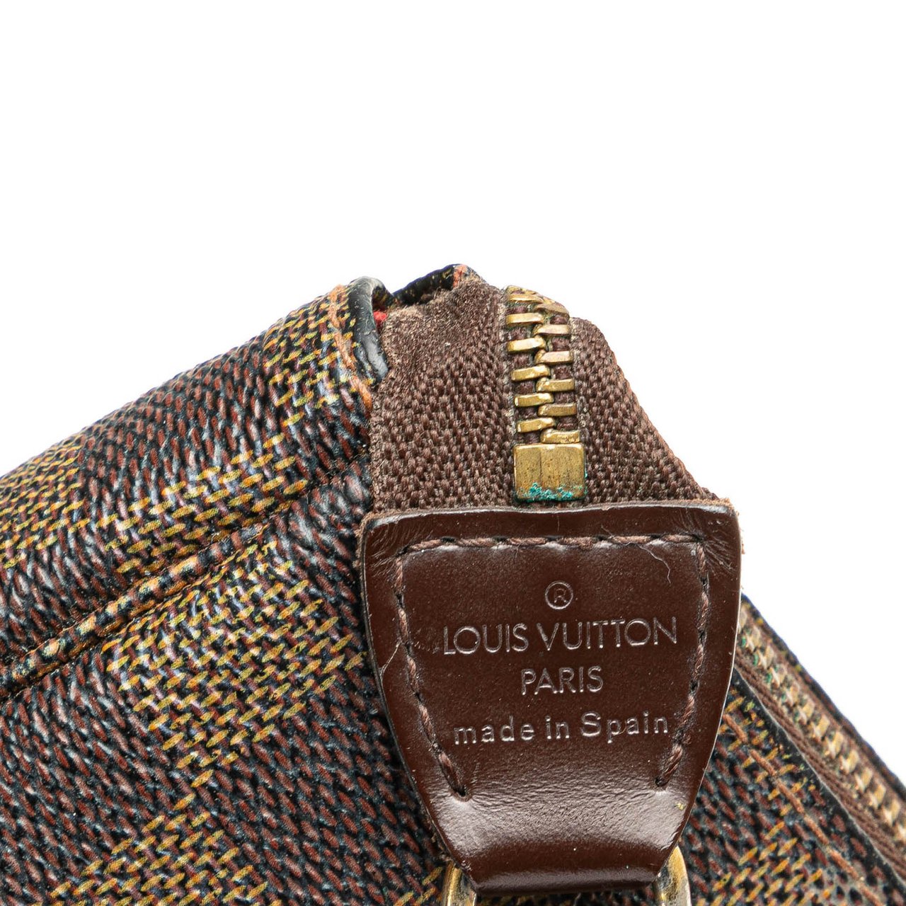 Louis Vuitton Damier Ebene Pochette Accessoires Bruin