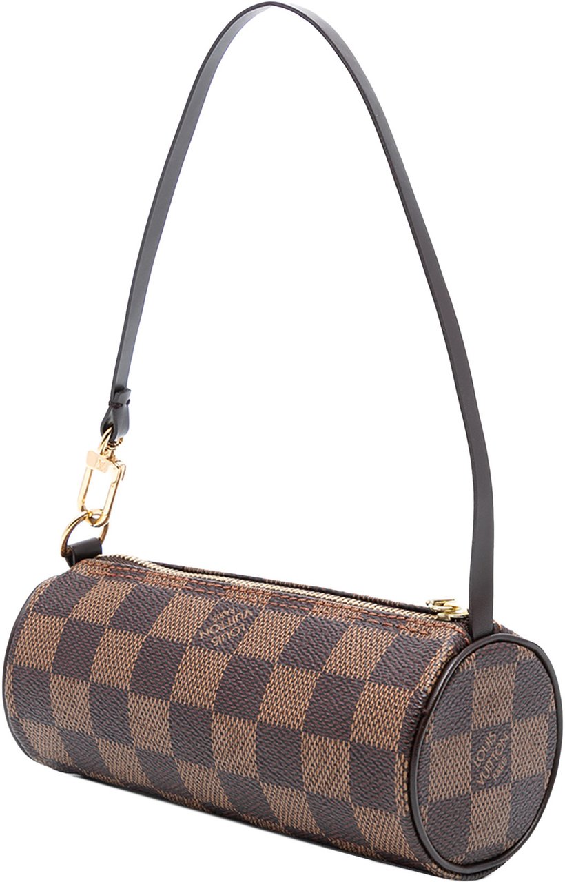 Louis Vuitton Damier Ebene Papillon Pochette Bruin