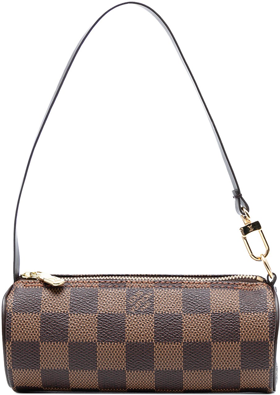Louis Vuitton Damier Ebene Papillon Pochette Bruin