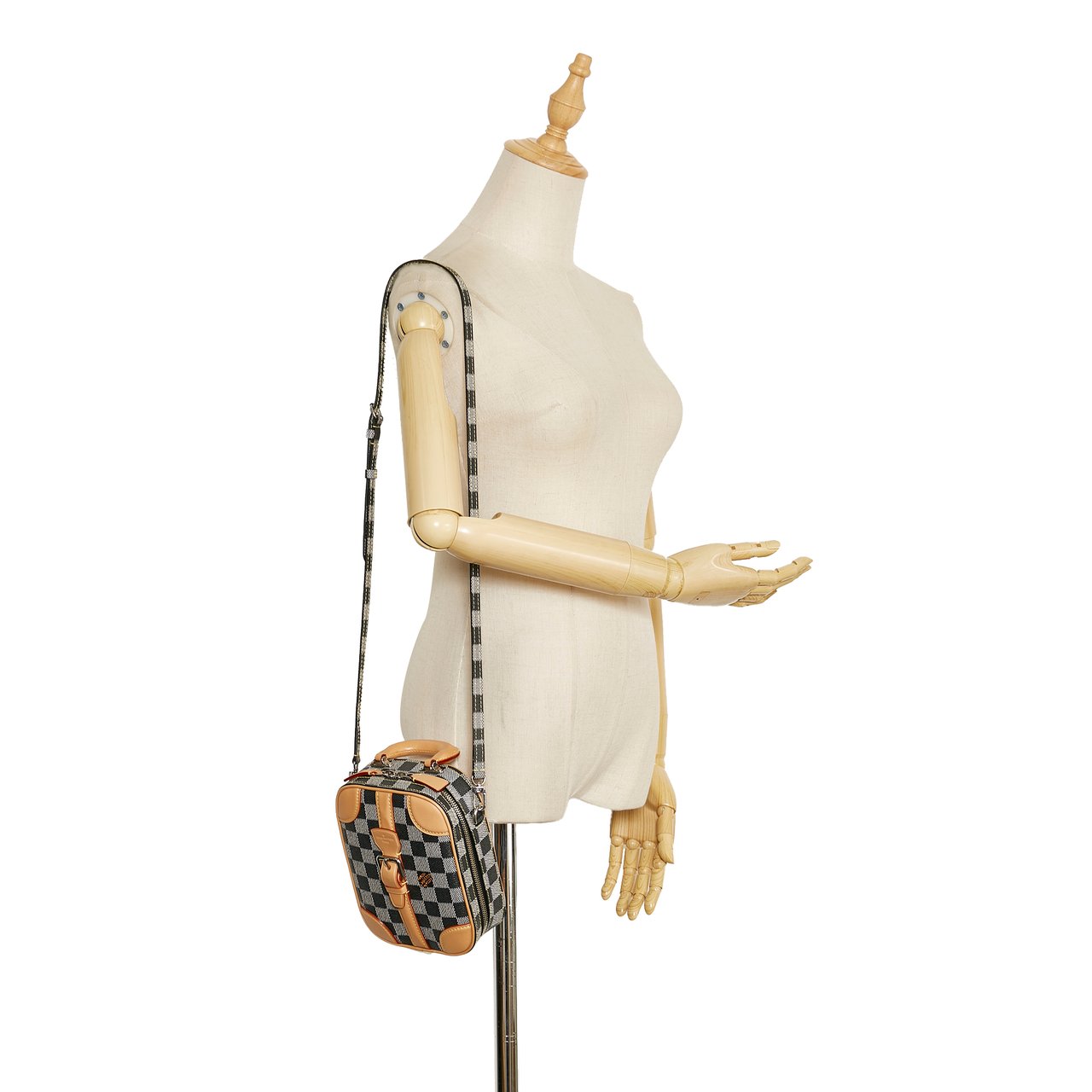 Louis Vuitton Damier Colors Valisette Verticale Grijs