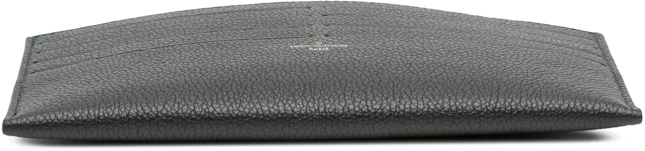 Louis Vuitton Calfskin Felicie Card Holder Insert Zwart