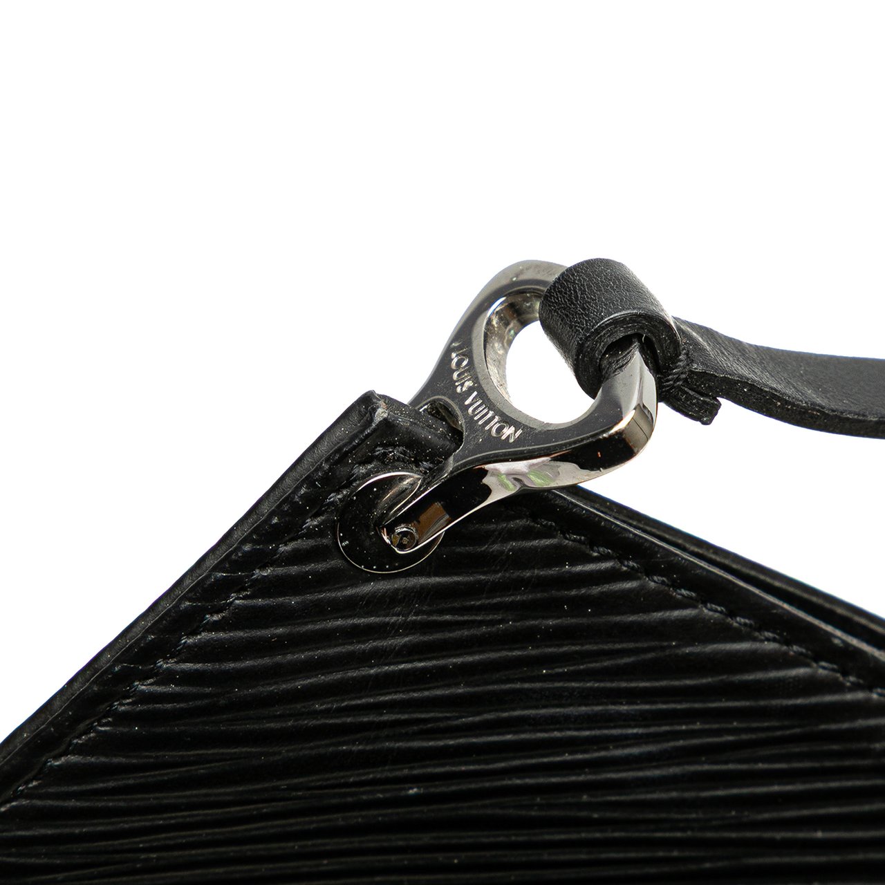 Louis Vuitton Epi Demi Lune Pochette Zwart