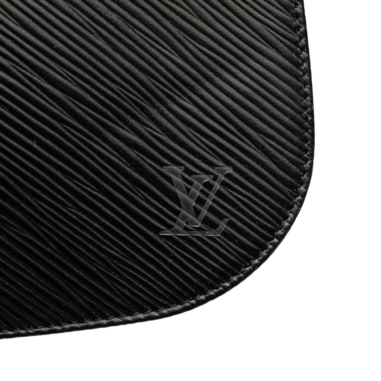 Louis Vuitton Epi Demi Lune Pochette Zwart