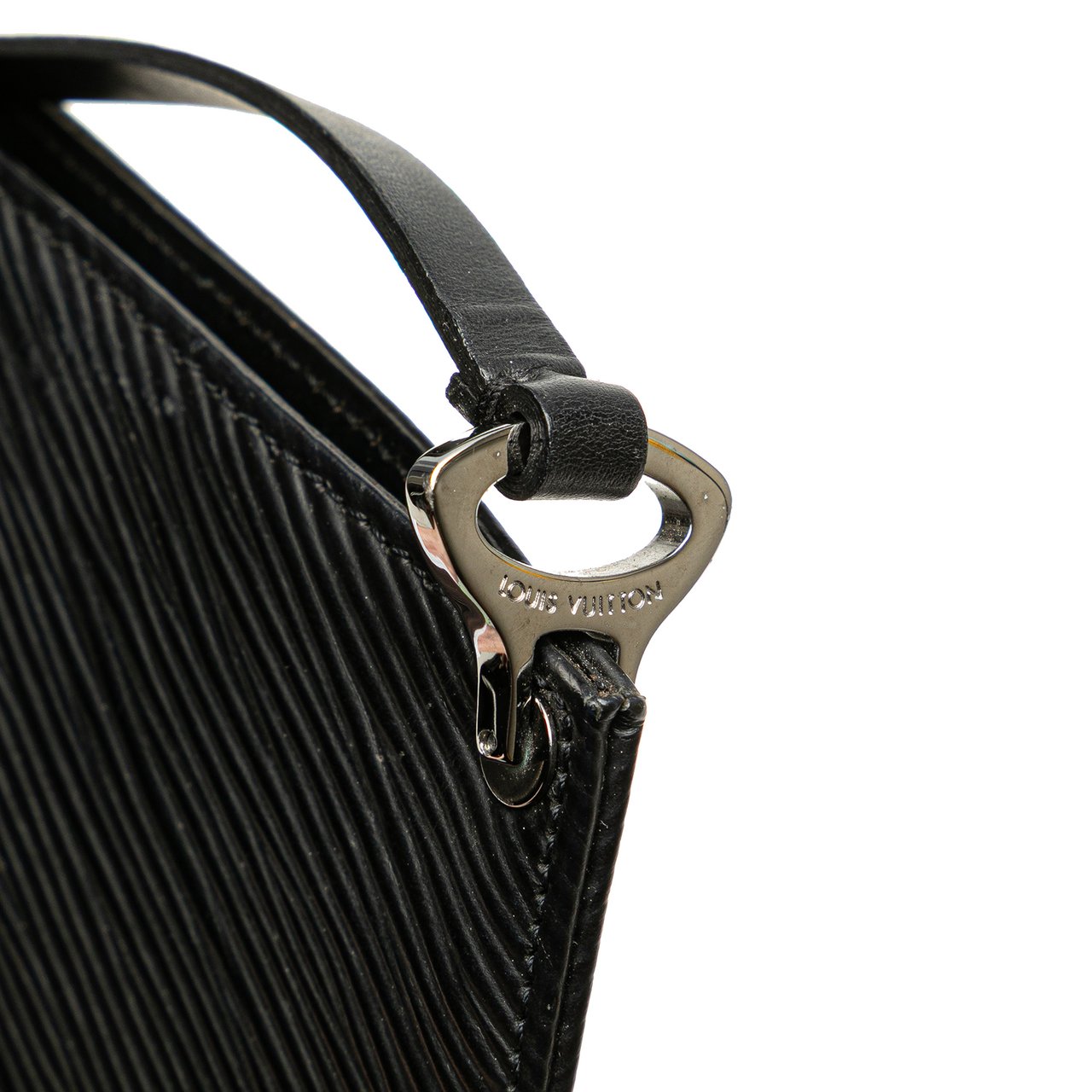 Louis Vuitton Epi Demi Lune Pochette Zwart