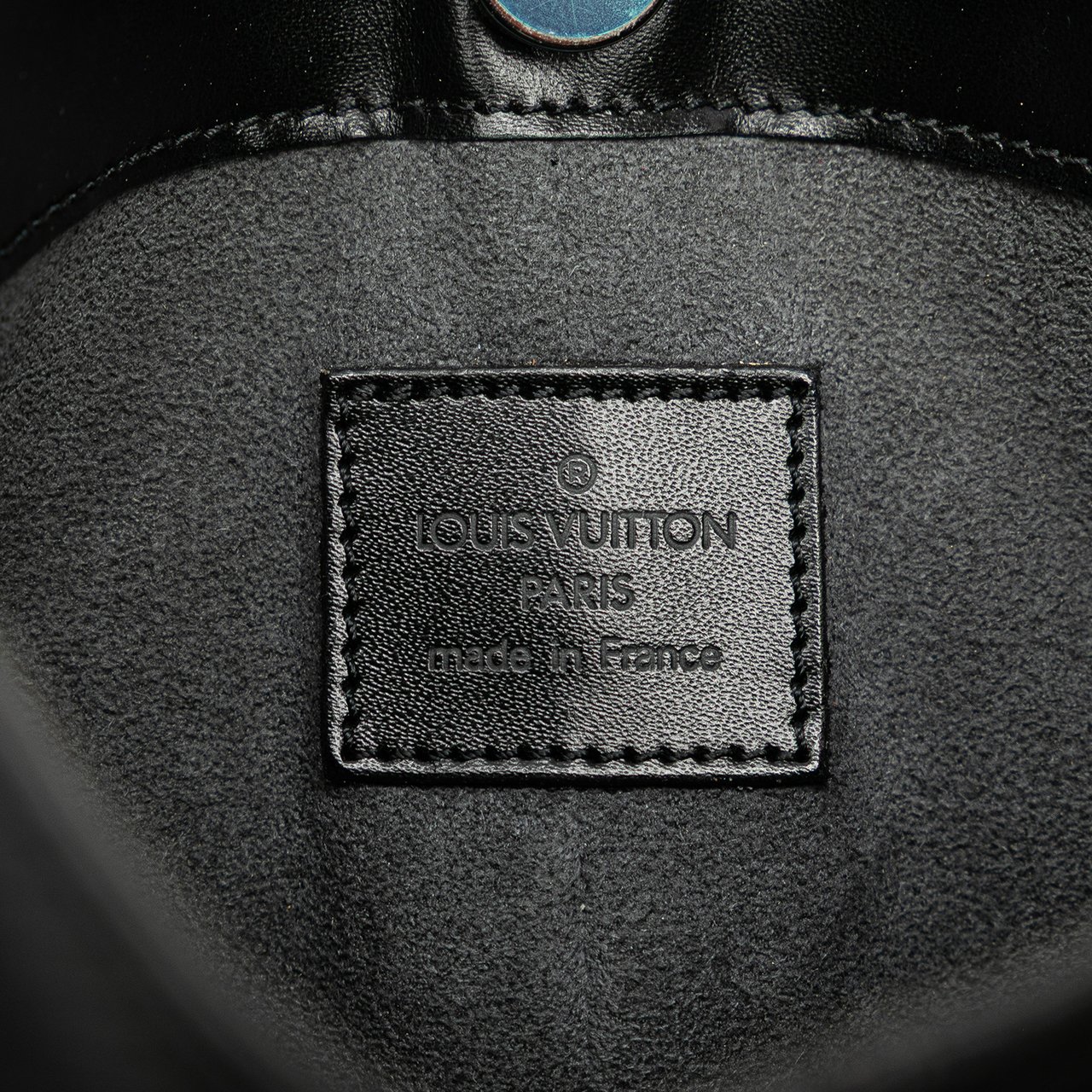 Louis Vuitton Epi Demi Lune Pochette Zwart