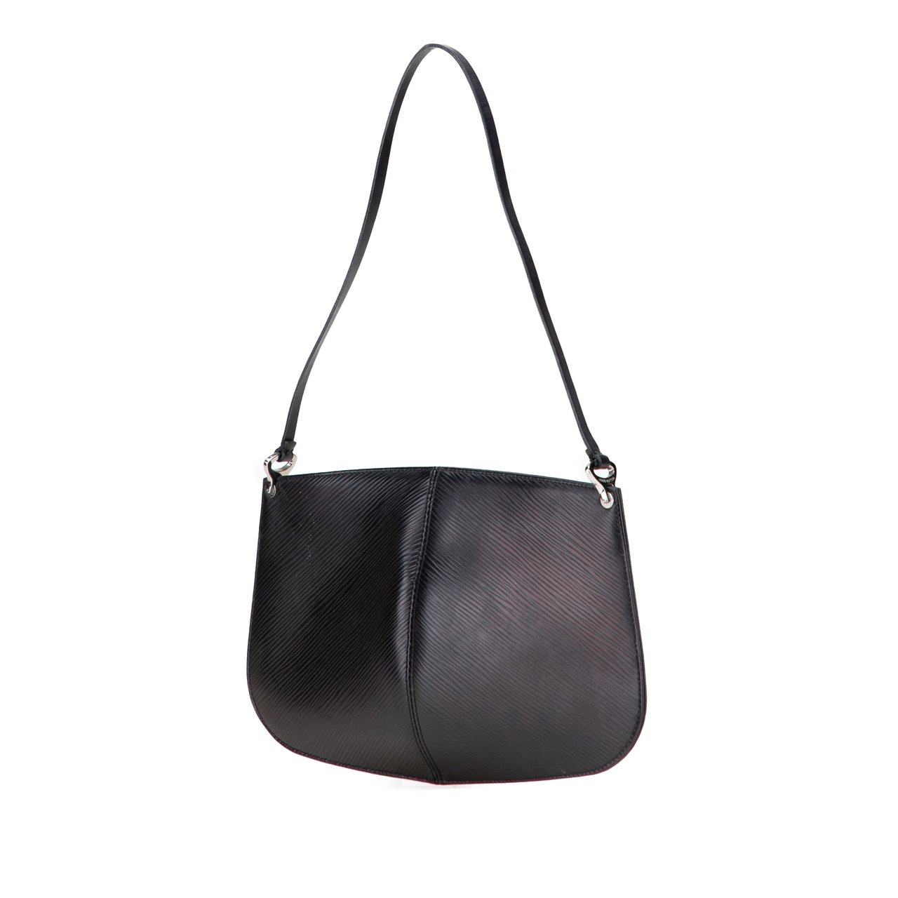 Louis Vuitton Epi Demi Lune Pochette Zwart