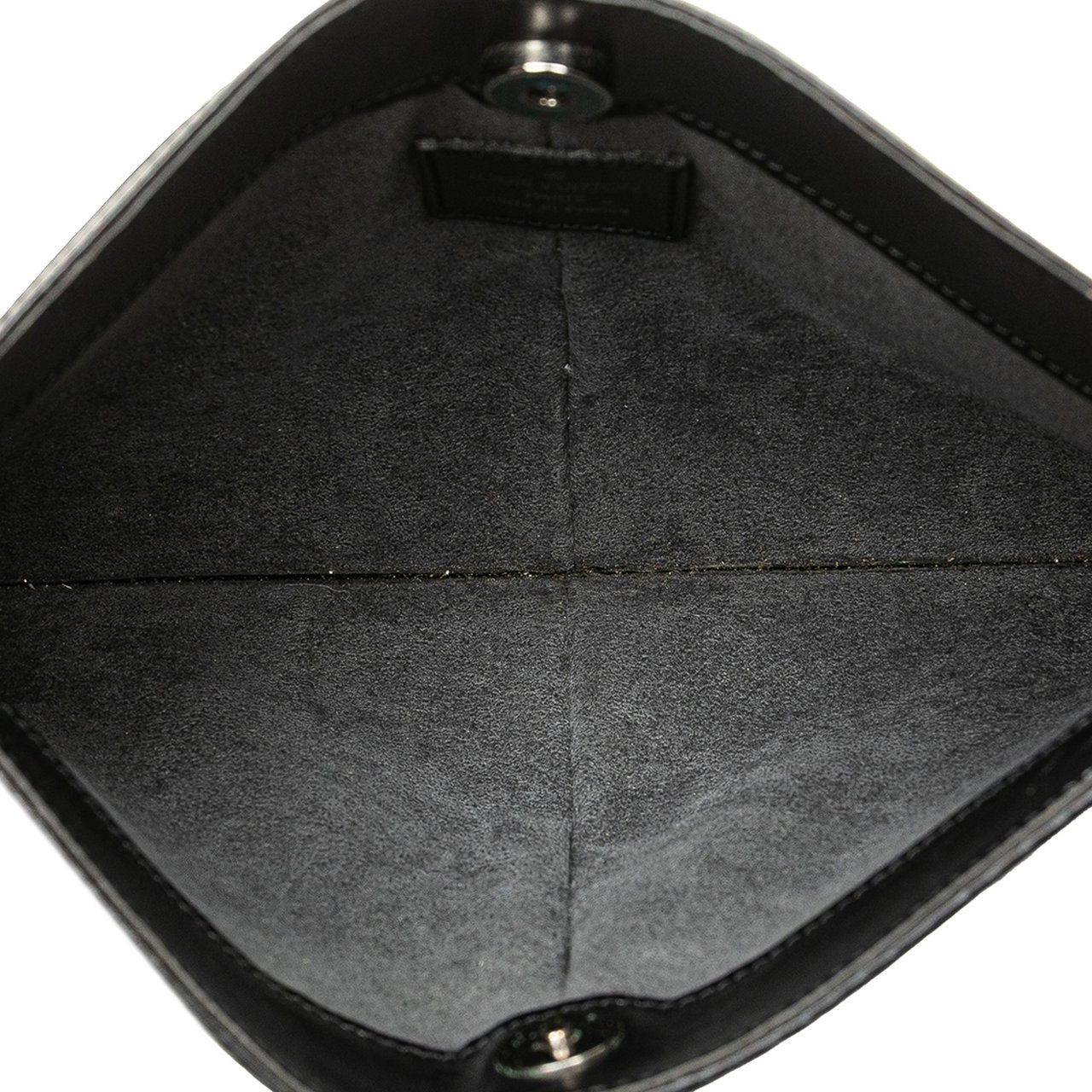 Louis Vuitton Epi Demi Lune Pochette Zwart