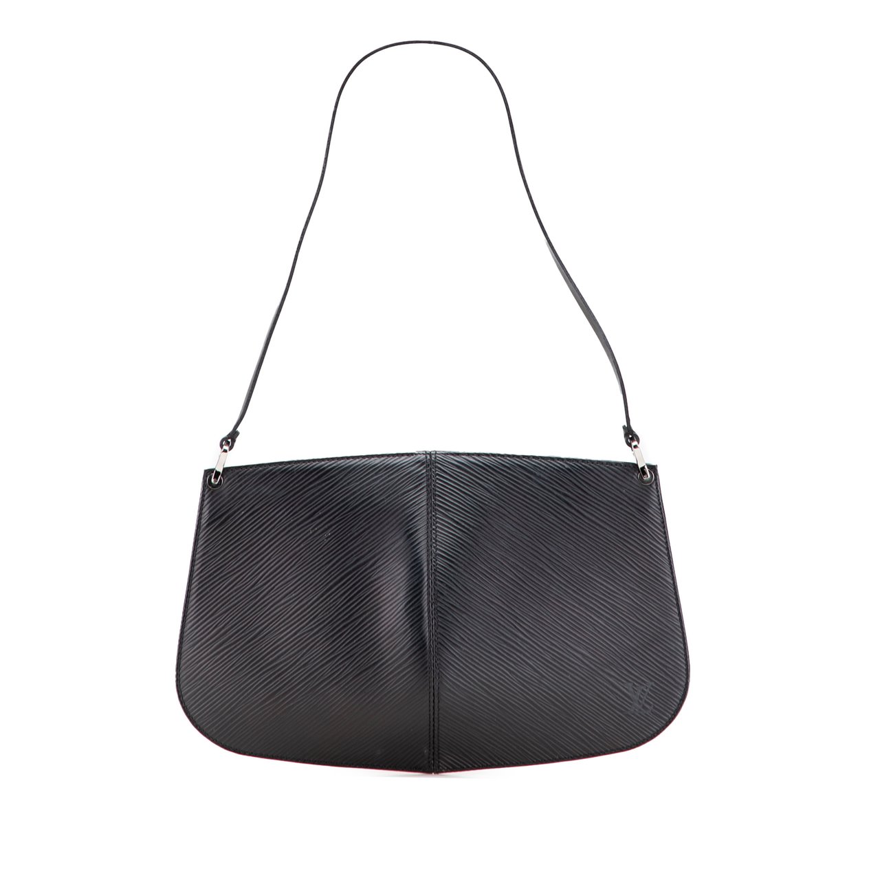 Louis Vuitton Epi Demi Lune Pochette Zwart