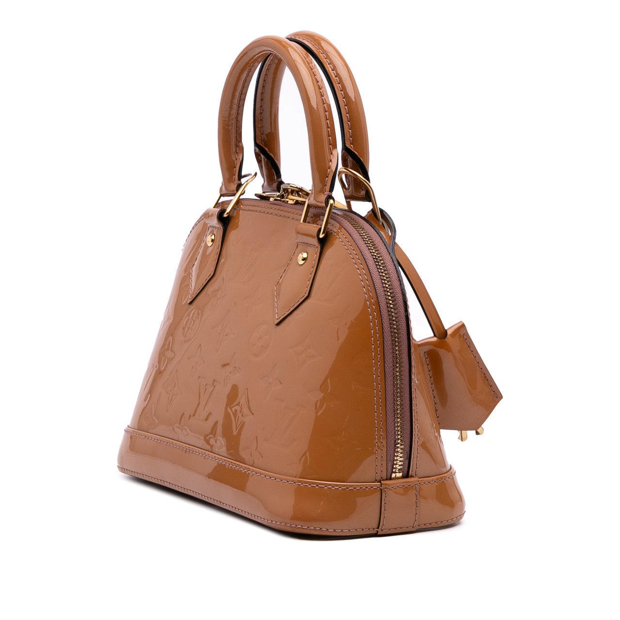 Louis Vuitton Monogram Vernis Alma BB Bruin