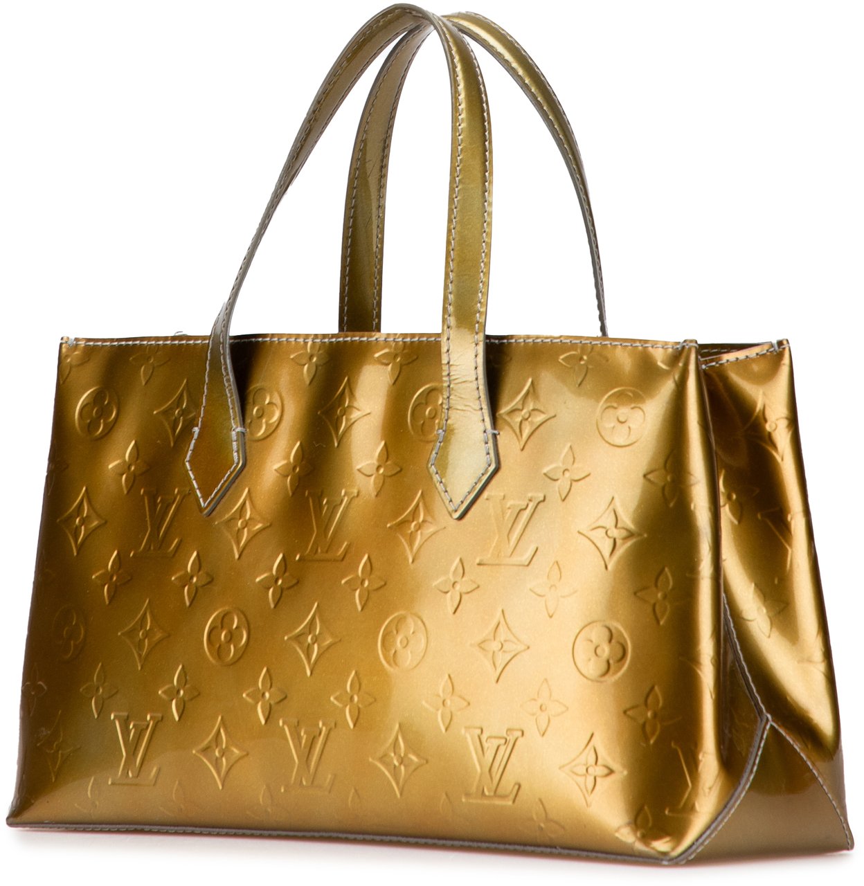 Louis Vuitton Monogram Vernis Wilshire PM Goud