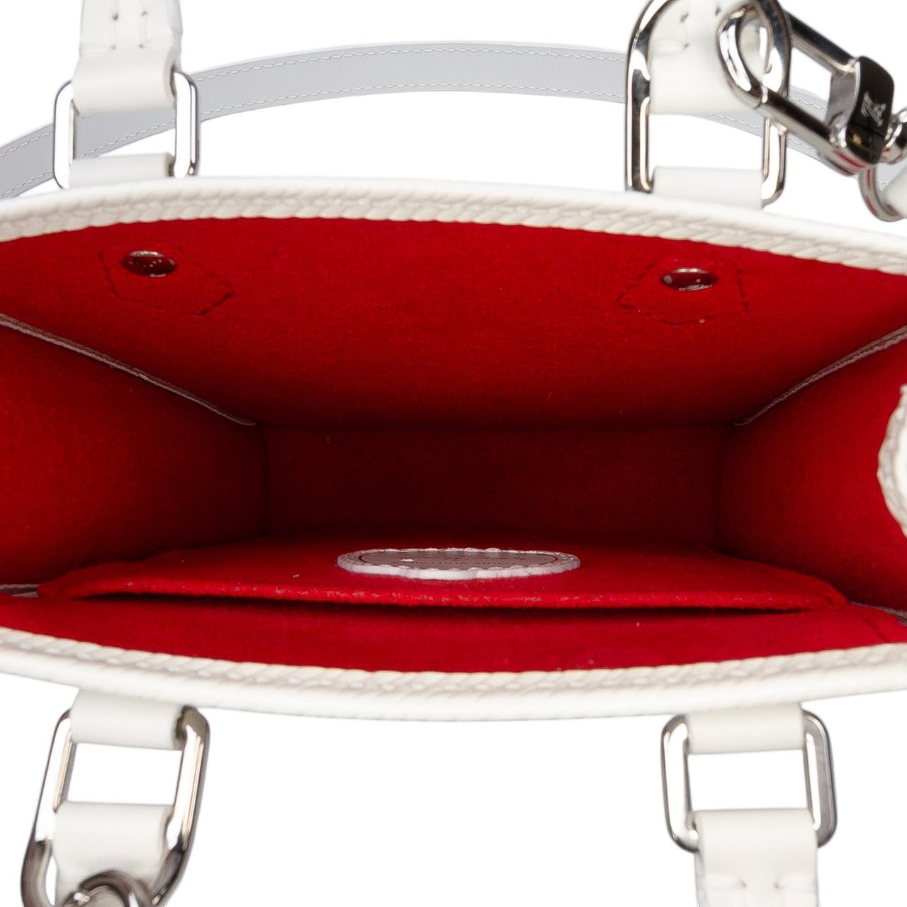 Louis Vuitton Yayoi Kusama Epi Petit Sac Plat Wit