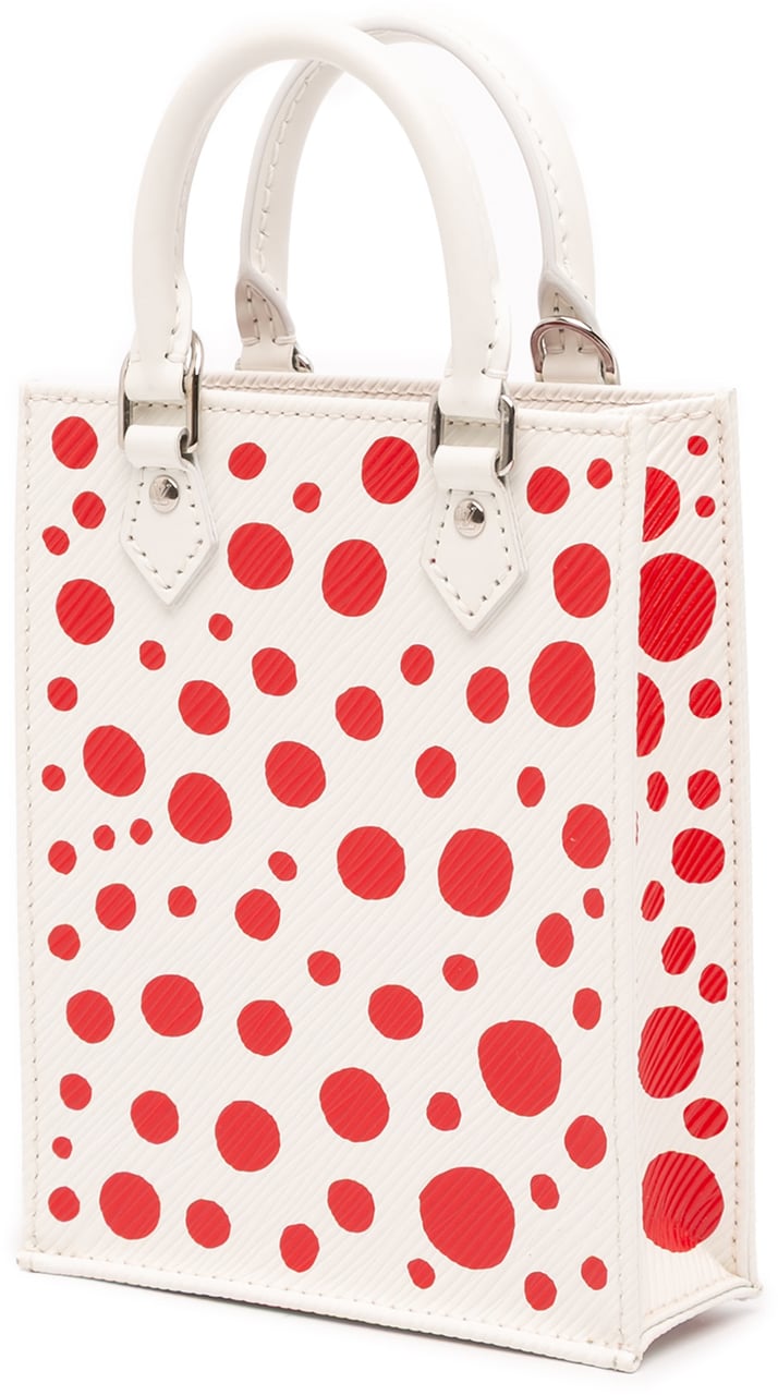 Louis Vuitton Yayoi Kusama Epi Petit Sac Plat Wit