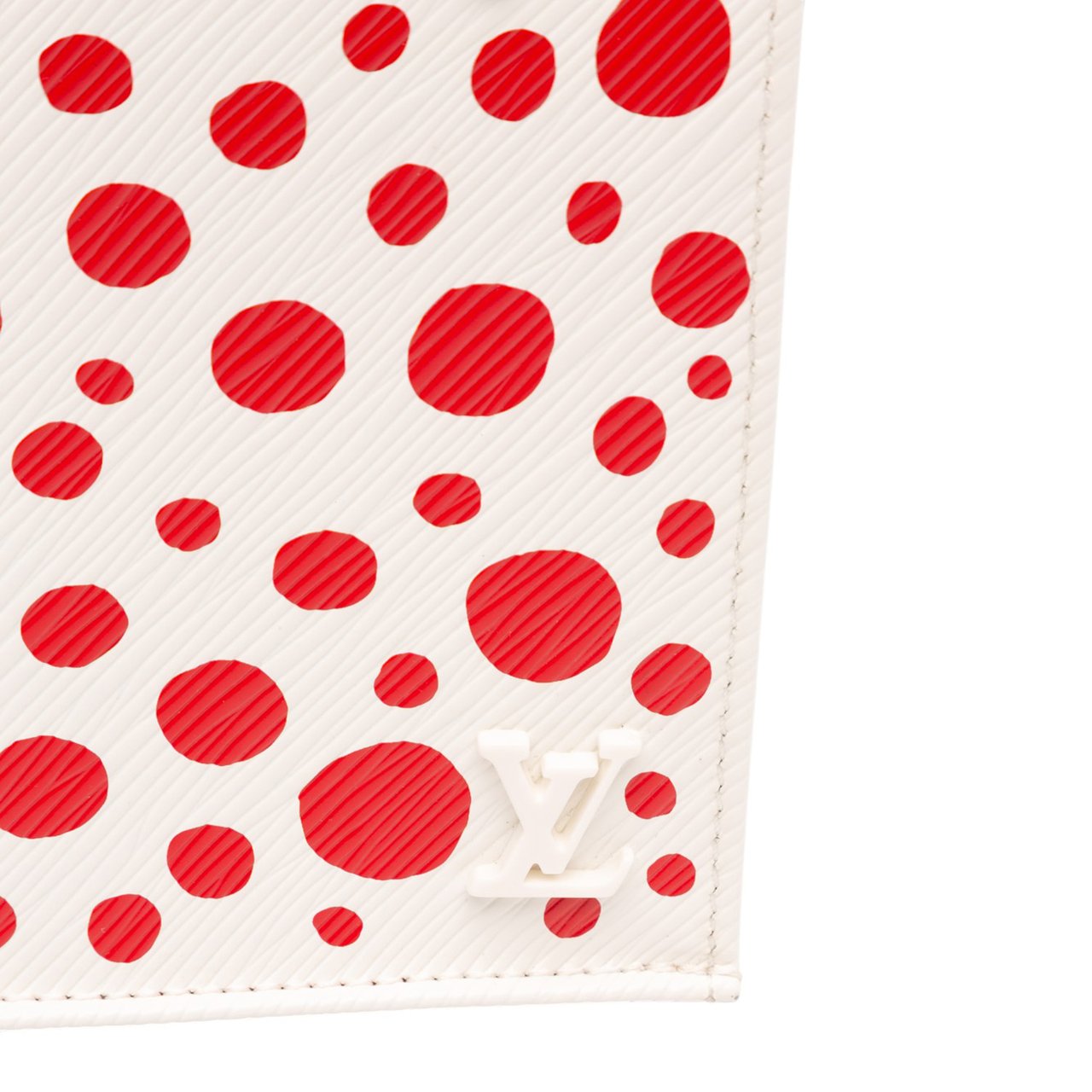 Louis Vuitton Yayoi Kusama Epi Petit Sac Plat Wit