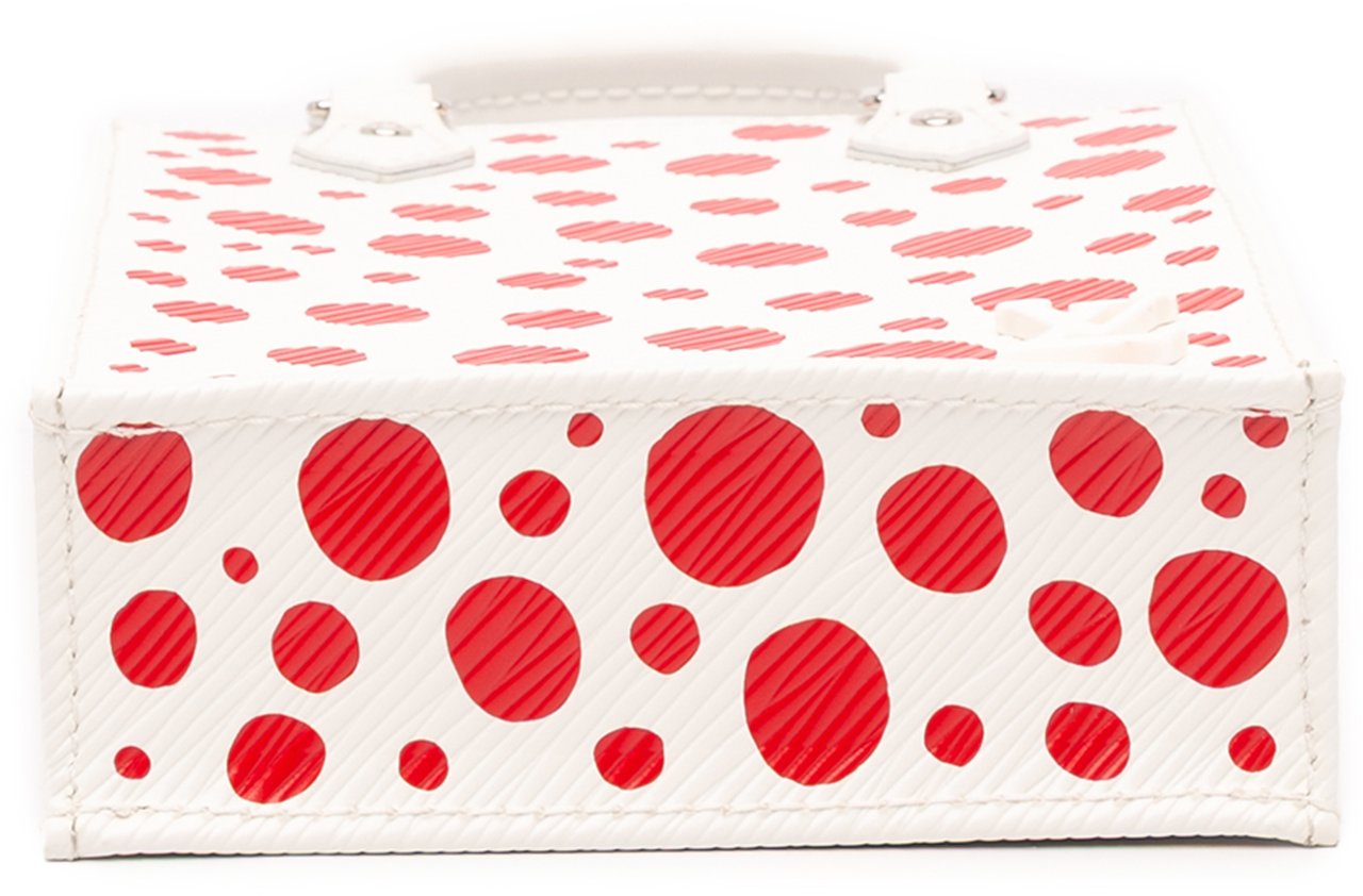 Louis Vuitton Yayoi Kusama Epi Petit Sac Plat Wit
