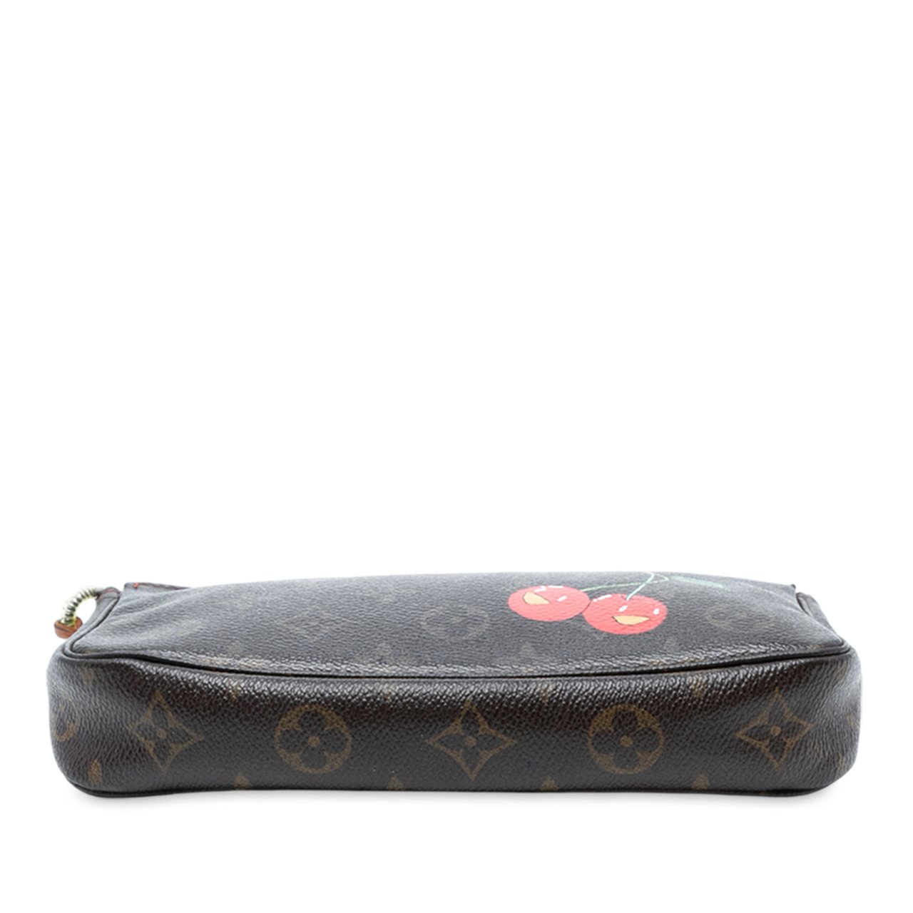 Louis Vuitton Takashi Murakami Monogram Cherry Pochette Accessoires Bruin