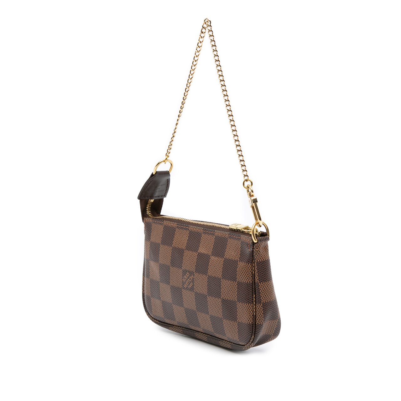 Louis Vuitton Damier Ebene Mini Pochette Accessoires Bruin