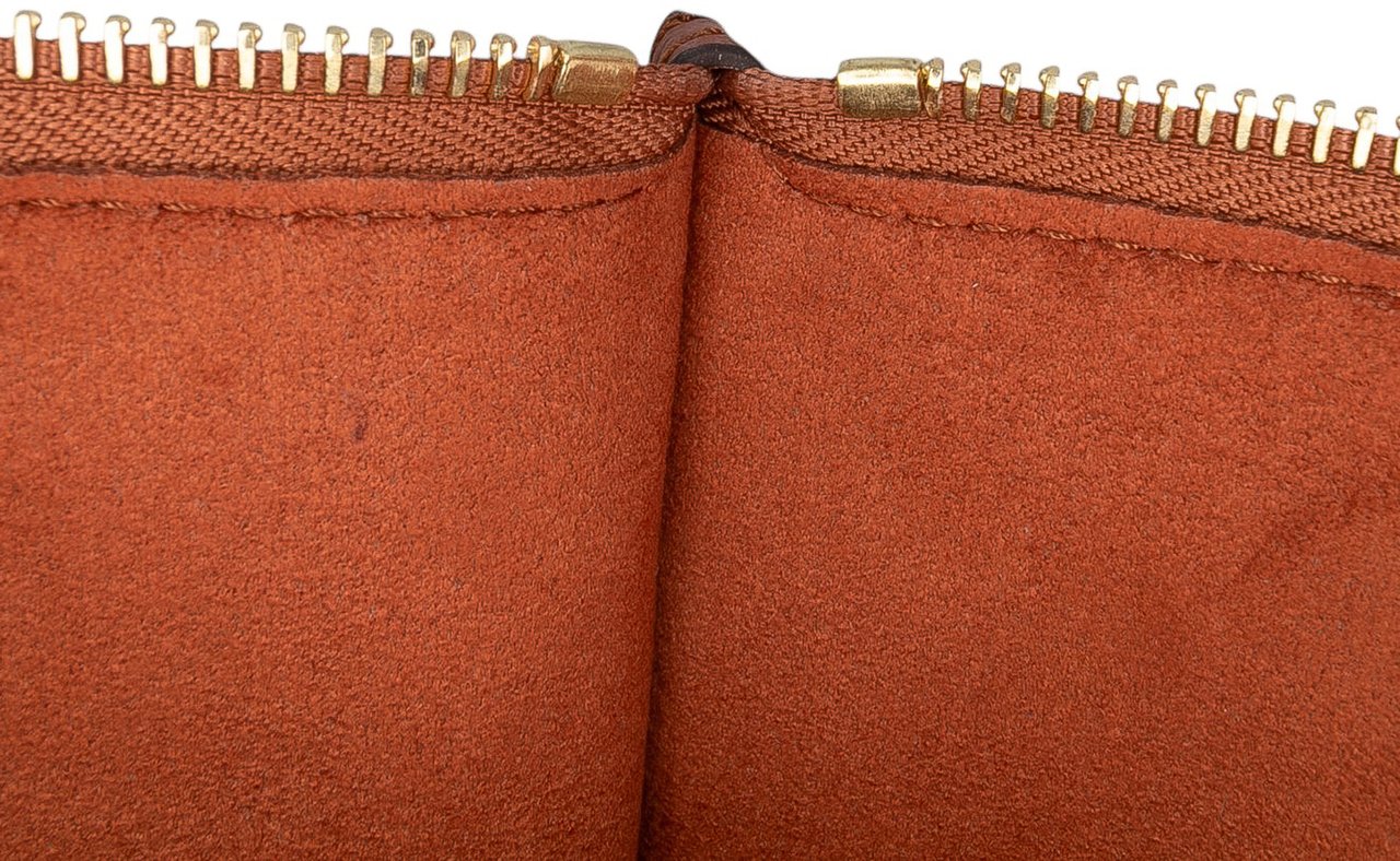 Louis Vuitton Monogram Empreinte Giant Neverfull MM Pouch Bruin