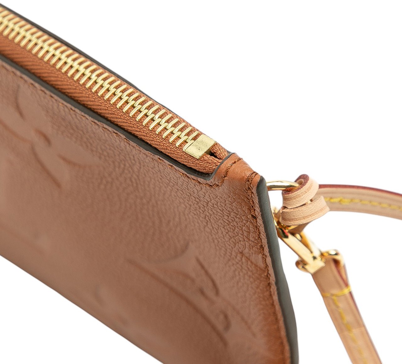 Louis Vuitton Monogram Empreinte Giant Neverfull MM Pouch Bruin