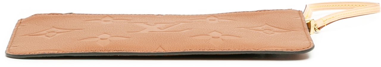 Louis Vuitton Monogram Empreinte Giant Neverfull MM Pouch Bruin