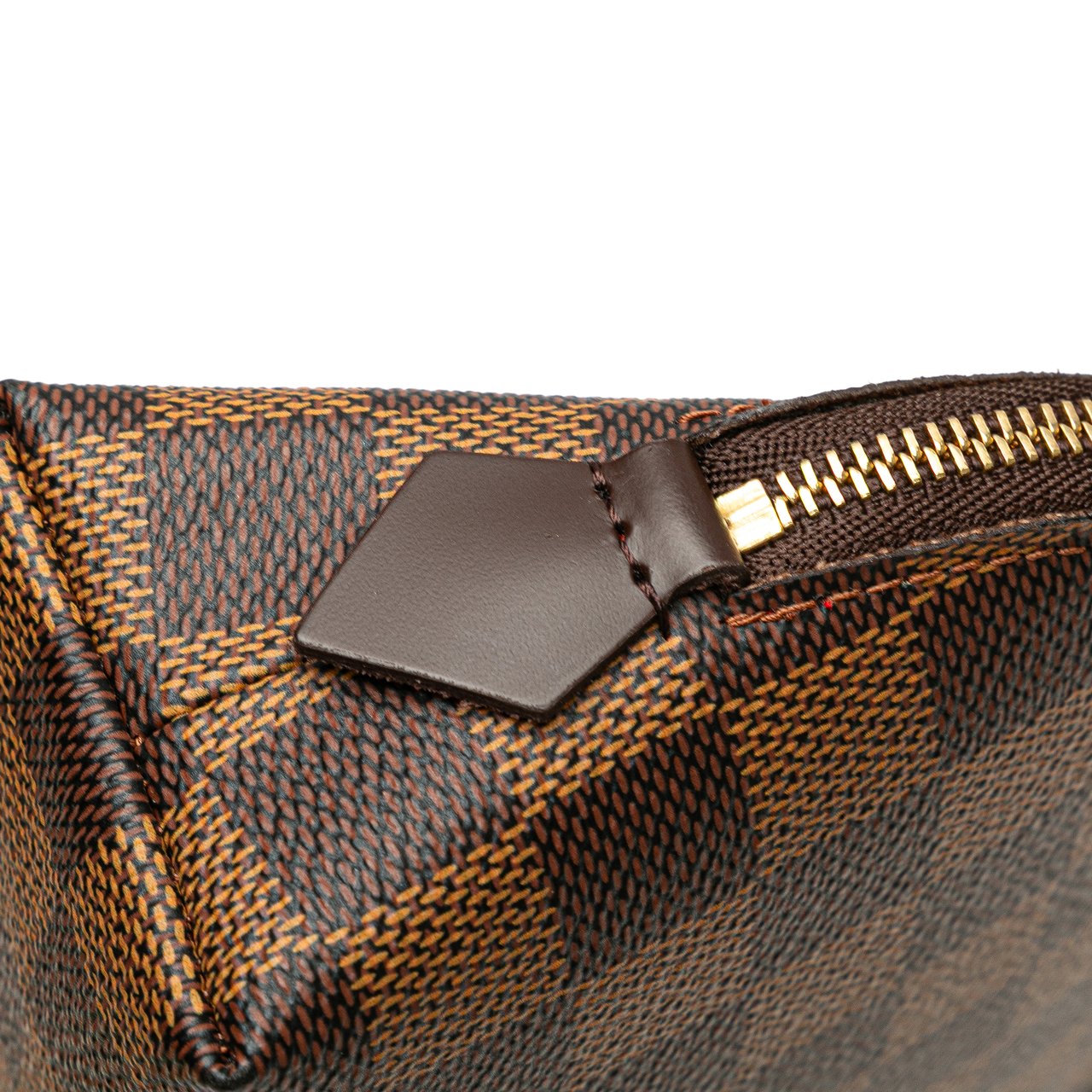 Louis Vuitton Damier Ebene Cosmetic Pouch Bruin