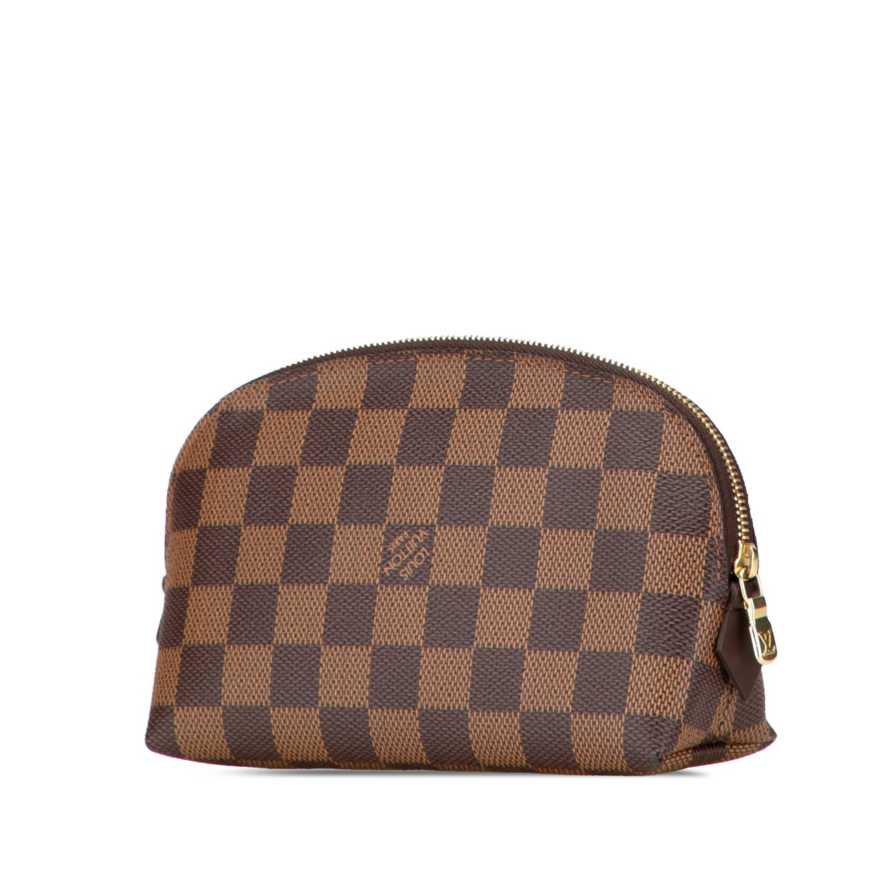 Louis Vuitton Damier Ebene Cosmetic Pouch Bruin