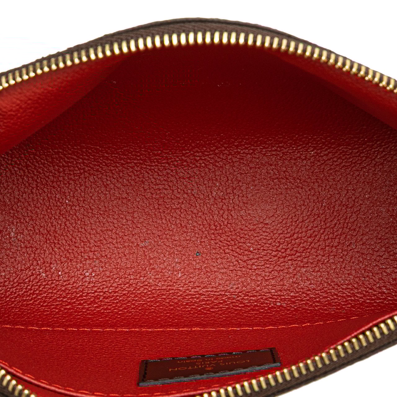 Louis Vuitton Damier Ebene Cosmetic Pouch Bruin