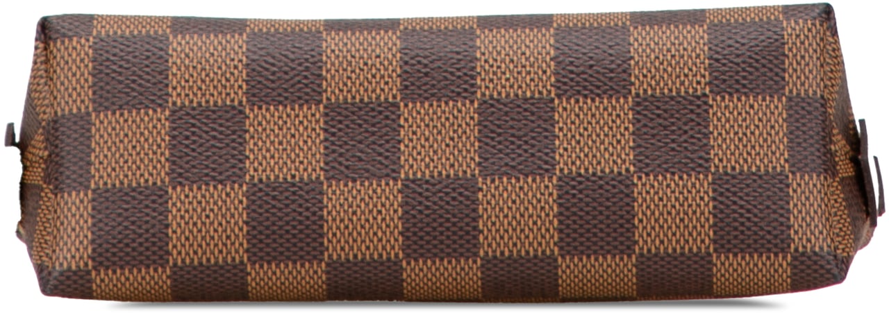 Louis Vuitton Damier Ebene Cosmetic Pouch Bruin