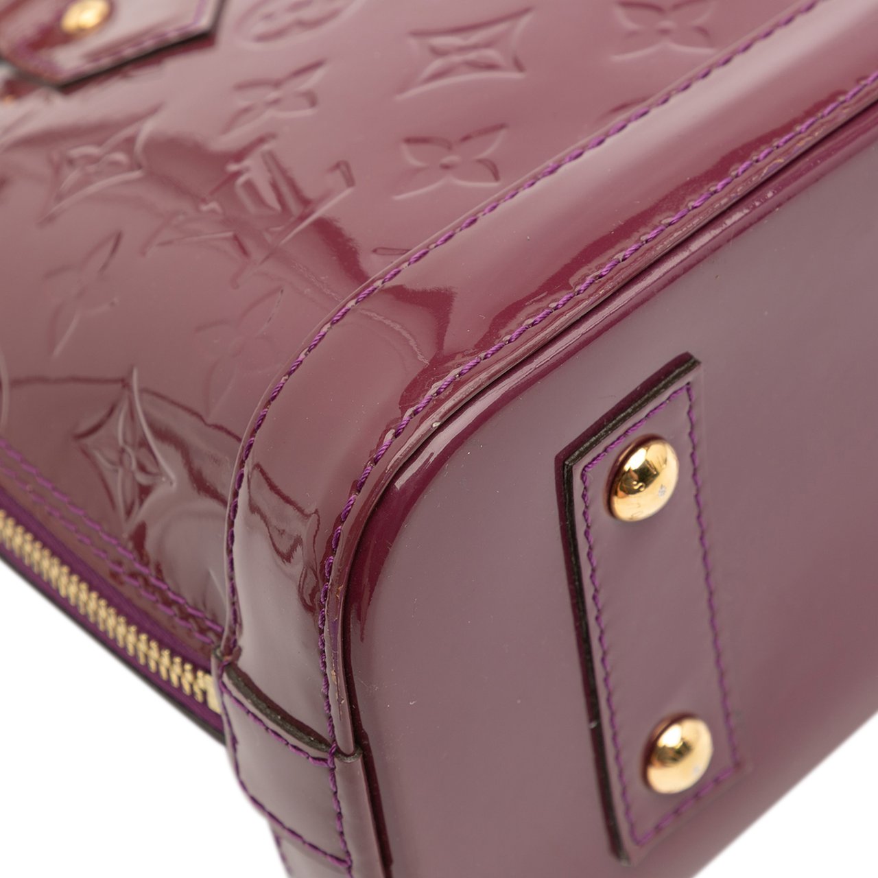 Louis Vuitton Monogram Vernis Alma BB Rood