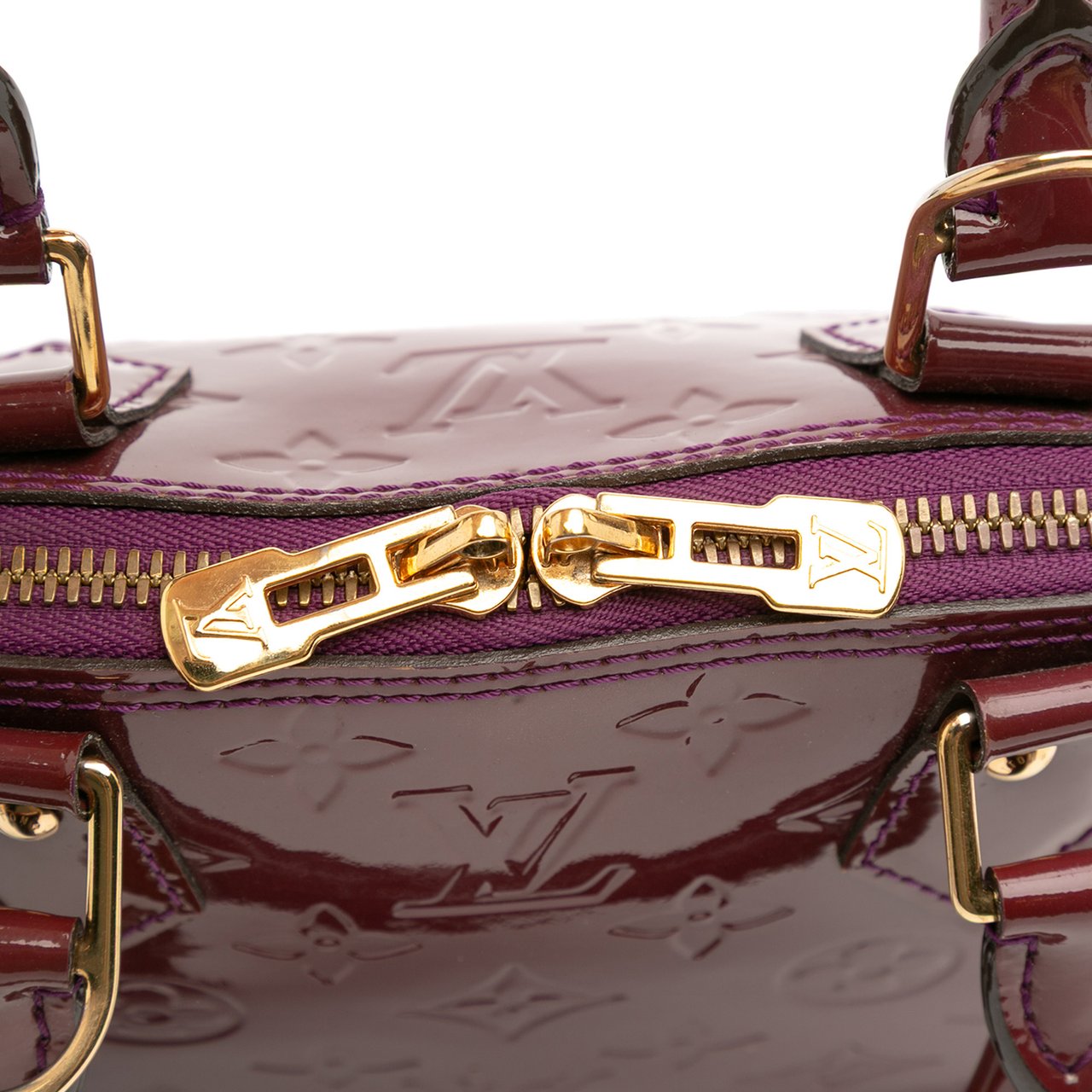 Louis Vuitton Monogram Vernis Alma BB Rood