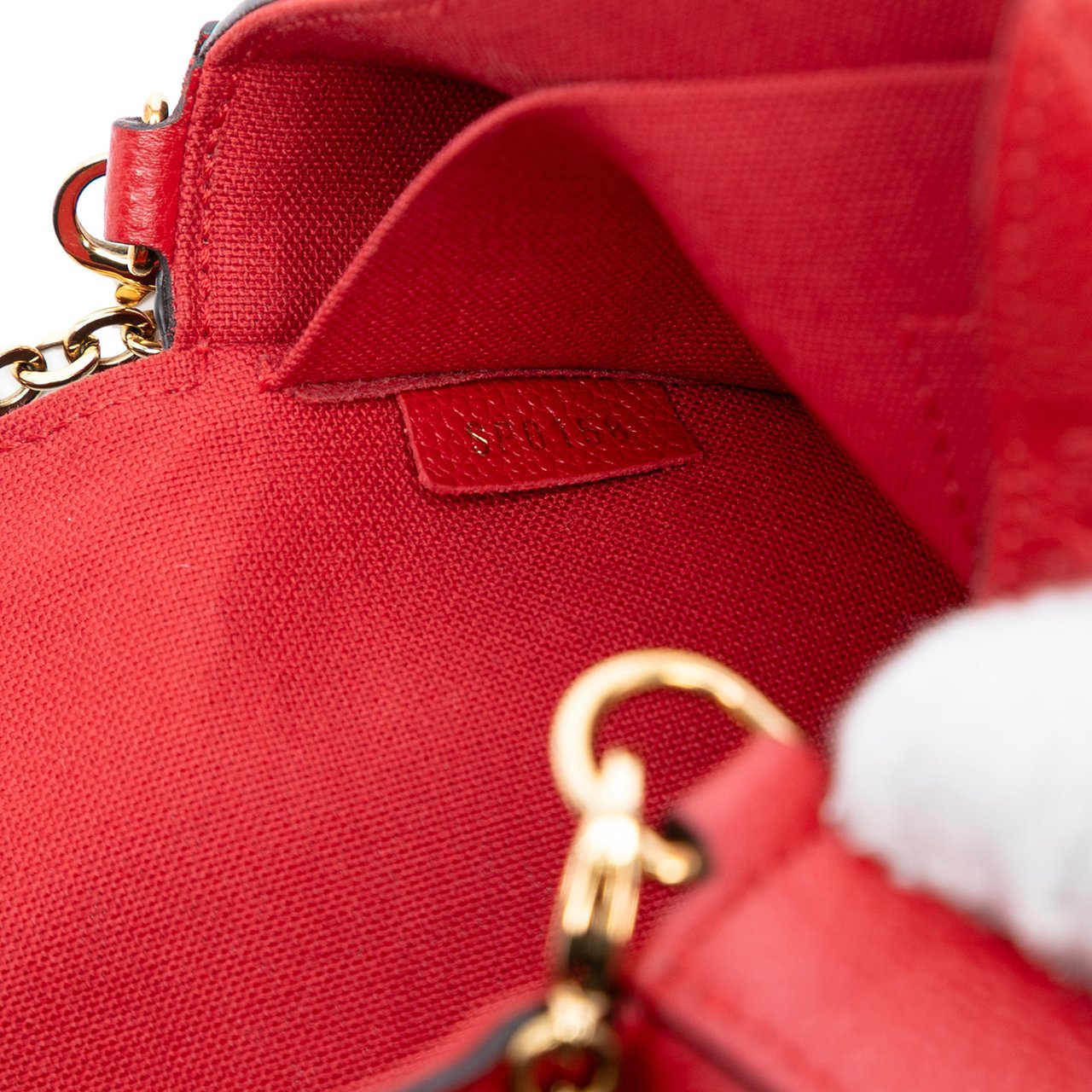 Louis Vuitton Monogram Empreinte Pochette Felicie Rood